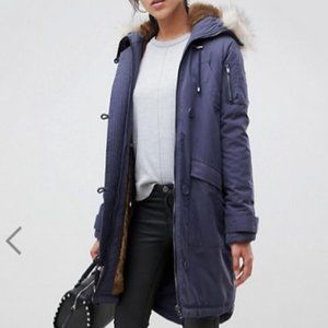 ASOS DESIGN luxe parka tall - size 6